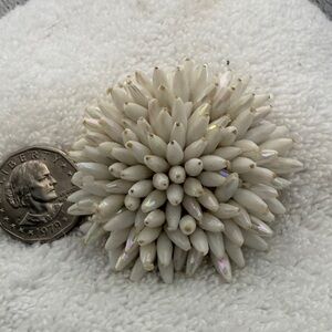 Rare Chic Lucite Floral Brooch